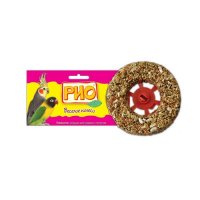 Лакомство для птиц РИО Веселое колесо лакомство-игрушка для средних попугаев, пакет 110 г