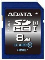 A-Data ASDH8GUICL10-R   8GB SDHC Class10 Premier UHS-I (R/W 30/10 MB/s)
