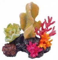 Декорация для аквариума "Кораллы на рифе", 10 х 7,5 х 11 см