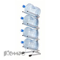 Стеллаж для воды бутилированной СТЭЛЛА-4 (3 тары, 360x450x1120)
