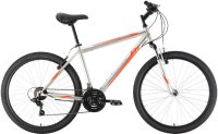 Велосипед Black One Onix 26 (2021) горный рам.:20" кол.:26" серебристый/оранжевый 15.9кг (HD00000427