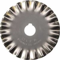 Лезвие OLFA фигурное круговое для RTY-2/G,/DX, малая волна, 45 мм (арт. OL-PIB45-1)