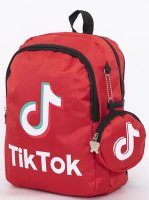 Рюкзак детский TikTok 20л красный