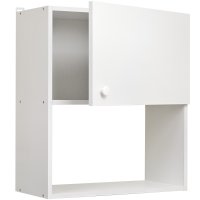 Шкаф навесной "Бэлла" 60x67.6x29 см, ЛДСП, цвет белый