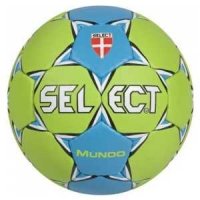 Мяч гандбольный Select Mundo, арт.846211-424, Junior (р.2), цвет: зелено-голубо-белый