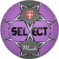 Мяч гандбольный Select Mundo (846211-999), Senior (размер 3), цвет фиол-сер-бел-чер