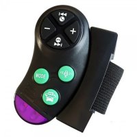 Беспроводной пульт на руль для автомагнитолы MRM-POWER RC15 с голосовым управлением, черный