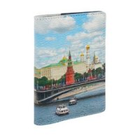Обложка на паспорт РФ с принтом "Кремль" в ассортименте