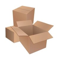 Короб картонный 220x175x150 мм бурый картон Т 22 (10 штук в упаковке)