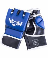 Перчатки для MMA KSA Wasp Blue, к/з, L