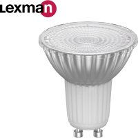 Лампа светодиодная Lexman GU10 220-240 В 5.5 Вт прозрачная 500 лм теплый белый свет