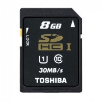   Toshiba (SD-T008UHS1(BL5) SecureDigital High Capacity Memory Card 8Gb UHS-I