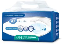 Подгузники для взрослых iD Slip Super M 30 шт