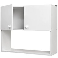 Шкаф навесной "Бэлла" 80x67.6x29 см, ЛДСП, цвет белый