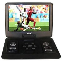Портативный ДВД-плеер XPX EA-1369L с ТВ-тюнером DVB-T2 (3D / Game / USB / TF)