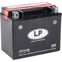 Аккумулятор Landport YTX12-BS, 12V, AGM