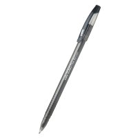 Ручка шариковая 1 мм игловидный пиш. наконечник ассорти черные пластик