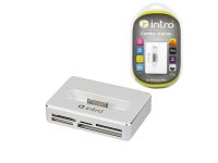  USB Intro HR514 IDock/Card Reader/2 port USB + power adapter White