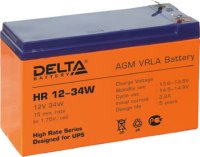 DELTA Батарея HRL 12-9 (12-34W) 12V 9Ah (Battary replacement rbc17, rbc24, rbc110, rbc115, rbc116, r