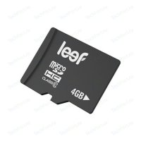   microSD 4GB LeeF microSDHC Class 10 (SD )