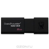 - Kingston 8GB DataTraveler Traveler 100 G3/ USB 3.0/  (DT100G3/ 8GB)