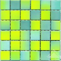 Мозаика керамическая Colorline 4 желтый-голубой 30*30 см (1 шт.)