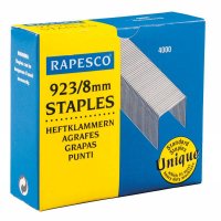 Скобы для степлера RAPESCO S92308Z3, 23/8, 1000 шт, картонная коробка