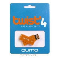  Flash USB drive QUMO 4Gb Twist, desert RET