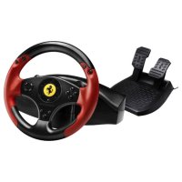 Руль для SONY PS3 Thrustmaster 4060052 Ferrari Racing Wheel Red Legend Edition c педалями