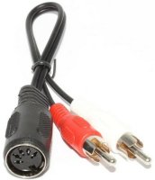  () DIN 5 pin 5/180 "" - 2 x RCA "" "", 0.3 