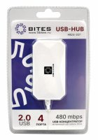  USB 5BITES HB24-207WH 4*USB2.0 / USB 60CM / WHITE