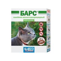 Ошейник для кошек от блох и клещей АВЗ/БАРС