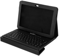 Bluetooth клавиатура + текстильный чехол-обложка VAP-AK00S05 для планшета 10", черный
