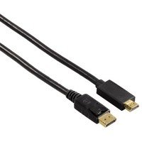 Кабель DisplayPort (m) - HDMI (m) 1.8 м, 3 зв (Hama H-54594) (черный)
