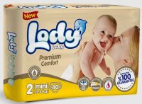   Lody Baby, Premium comfort, 2 MINI, 40    (3-6)