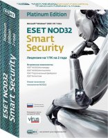   ESET NOD32 Smart Security Platinum Edition DRMC-NOD32-ESS-NS-BOX-2-1  