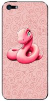 Luxcase iPhone 4 Змея розовая (85001)