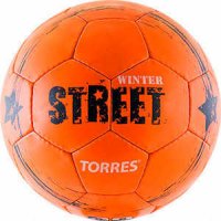 Мяч футбольный Torres Winter Street, (арт. F30285), размер 5, цвет: оранж-чер-бел
