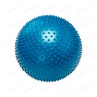 Мяч массажный Torres (арт. AL100265), диам. 65 см, в комплекте с насосом, синий цвет