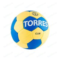 Мяч гандбольный матчевый Torres Club, арт. H30012, размер 2, сине-желтый