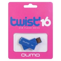 USB Флеш-диск Qumo USB Flash Drive 16Gb - Qumo Twist Cobalt QM16GUD-TW-Cobalt
