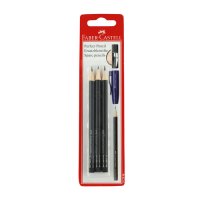 Чернографитовый карандаш с резервным Faber Castell Perfect Pencil, 3 шт.