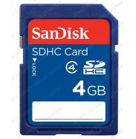 - SDHC 4  Sandisk Ultra II Class 4 ( SDSDH-004G-U46 )