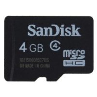   TransFlash 4Gb MicroSDHC class 4 SanDisk