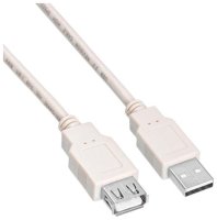   USB 2.0 A (M) - A (F), 0.75 , Buro USB2.0-AM-AF-0,75M