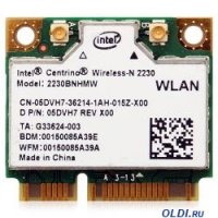  WiFi (b/g/n)+BT4.0 Intel 2230 miniPCI-E ComboCard .   (2230BNHMW), 2ant(half+