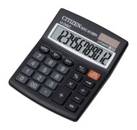 Калькулятор бухгалтерский Citizen SDC-812BN черный 12-разр. %