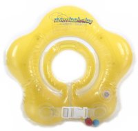 Круг на шею для купания детей Mambobaby 37001 В цветок, желтый