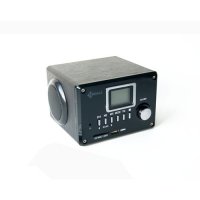 Мини-спикер KREOLZ SPFM-04, FM/MP3, LCD, SD+USB, пульт ДУ, Black Wood