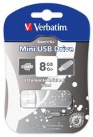  USB 8Gb Verbatim Store "n" Go Mini ELEMENTS EDITION 98159 USB2.0 Water